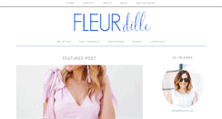 Desktop Screenshot of fleurdille.com
